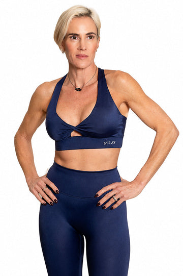 Marine Twist Crop Top